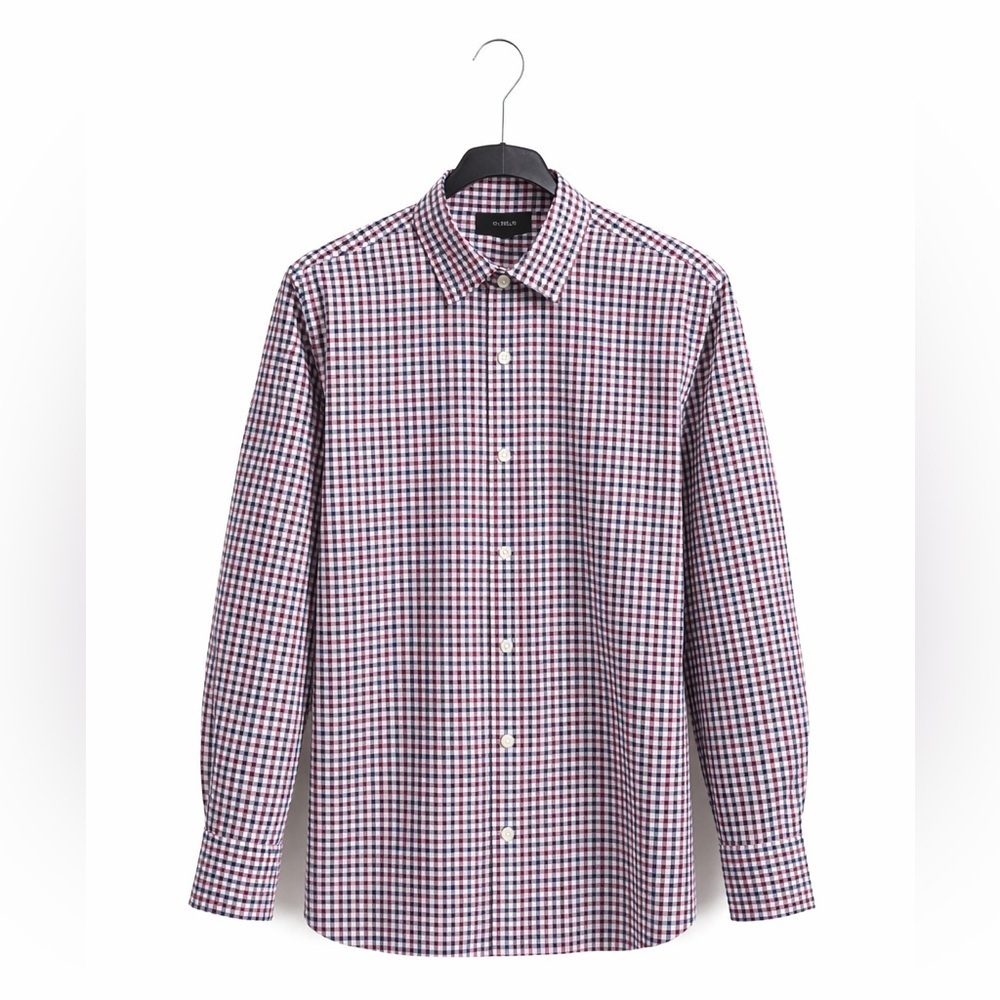 Banana Republic Plaid Non Iron Dress Shirt Men' Large